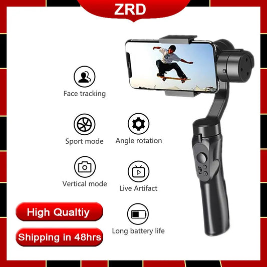 phones Stabilizer 3-Axis Handheld PTZ Smartphone  Bluetooth Stabilizer Gimbal Gopro Camera Tripod For xiaomi Samsung IPhone 11